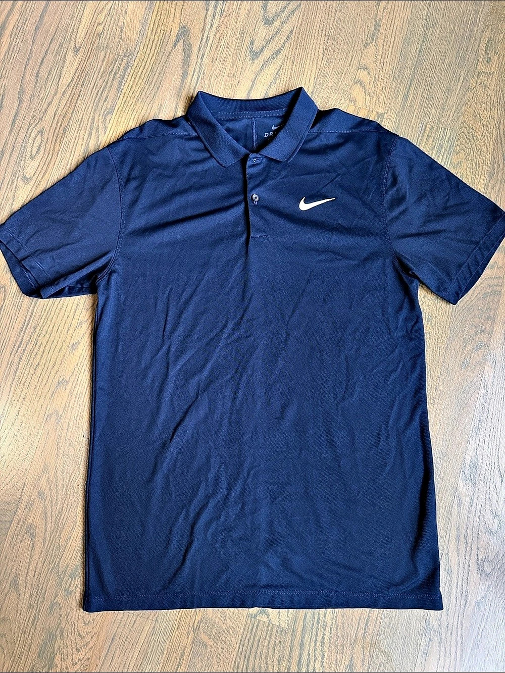 Nike Dri-FIT Standard Fit Men'Small Blue Polo Size Small Like New